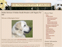 Tablet Screenshot of hunningtonfarms.com